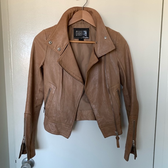 フラワープリント Mackage (Aritzia Exclusive) レザージャケット
